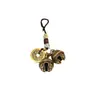 Llavero de Campana de Latón Zodiaco Doble Campana de Dragón Colgante para Llave de Coche Colgante Pequeño Joyería Regalo