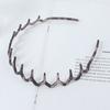 Diadema de Dientes de Gama Alta Simple para Cabello Suelto de Borde Ancho, Accesorio de Moda para el Cabello, Artefacto para Acabar el Cabello Suelto, Parte Superior Alta del Cráneo, Todo-combina