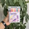 Varilla Triángulo Marcador Acrílico Punta Suave de una Sola Cabeza Temporada de Regreso a Clases Tinta de Gran Capacidad Pluma de Dibujo Especial para Estudiantes Pluma Acrílica