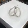 Pendientes de Flor de Zircón Perla Aguja de Plata Minimalistas Modernos Versátiles Elegantes Pendientes de Lujo Ligero Pendientes de Gama Alta Venta al por Mayor