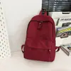 Mochila de Color Sólido 2026 para Hombre, Mochila para Laptop de Gran Capacidad para Mujer, Bolso Escolar Casual Estilo Japonés para Estudiantes de Secundaria, Preparatoria y Universidad