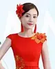 Danza Cuadrada, Danza Yangko, Trenzas de Flores Rojas, Actuación de Danza, Cabello Trenzado, Accesorios, Tocados, Trenzas Largas de Flores Rojas