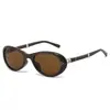 Gafas de sol plegables estilo Yu Shi para hombre y mujer, nuevo modelo 2026, gafas de sol retro de ojo de gato de alta gama anti-UV