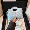 Bordado Lingge Nuevo Estilo Estilo Chanel Bolso de Mujer de Mano Cadena Bolso de Hombro Nicho de Alta Gama Retro Bolso Cruzado para Niños