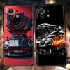 Carcasa para teléfono con diseño de coche con un toque de tecnología genial para iPhone 15