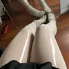 Calcetines de Aceite de Caballo 2026, Talla Grande, Calcetines Brillantes y Lustrosos, Medias de Seda Aurora con Aceite de Caballo Ultrafinas, Calcetines Negros Brillantes para Piernas Hermosas, para Niñas