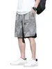Shorts Masculino de Verão Tie-Dye Camuflado Personalizado, Tendência Versátil Esportivo Fino Solto