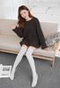 Medias de Nuevo Estilo para Niños Dibujo Color Sólido Calcetines por Encima de la Rodilla Japoneses de Primavera y Otoño Medias Trendy Estudiantes Calcetines Altos hasta la Rodilla de Algodón
