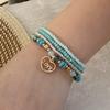 [Ice Meng] Pulsera de cuentas de arroz de moda con combinación de margaritas, joyería transfronteriza europea y americana B560