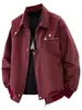 Chaqueta Funcional de Trabajo Americana para Hombre 2025 Chaqueta Guapa de Gama Alta Uniforme de Béisbol Chaqueta Holgada Casual para Hombre