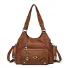 Bolsa de Mão Grande e Elegante Estilo Retrô para Mulheres, Bolsa Transversal de Qualidade, Bolsa de Ombro Versátil Estilo Europeu e Americano para Mulheres