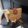 Casual Simples 2025 Primavera Novo Design de Nicho Texturizado Tecido Moda Bolsa de Ombro Feminina Crossbody