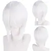 Peluca de cosplay Maestro Shengda Vang patillas largas parte superior de la cabeza cubierta pelo cara corta pelo corto niang opción multicolor