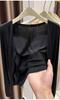 Cárdigan de punto para mujer Primavera y Otoño Falda slip Chal Ropa exterior Verano Modal súper elástico Fino Bloqueador solar Blusa Top
