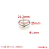Aço Inoxidável Altamente Polido Pingente de Coração Charme de Coração de Amor Pulseira da Moda Acessórios para Joias de Miçangas DIY Pingente de Coração de Pêssego