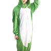 Pijama Enterizo de Animales de Dibujos Animados Anime Lindos para Niños, Otoño e Invierno, Rana Verde Claro, Franela, Ropa de Casa para Parejas de Hombres y Mujeres