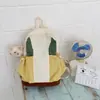 Mochila de Color Contrastante Empalmado Estilo Ins Grande y Pequeña Casual Versátil Nueva Ligera para Viajes y Commuting