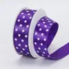 Cinta Estampada de Lunares de Alta Densidad de 2.5cm, Accesorios para el Cabello, Pinzas para el Cabello, Cinta de Poliéster con Lazos, Cinta para Envolver Regalos y Flores