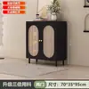 Novo armário de sapatos de rattan vintage para uso doméstico, armário de parede simples e moderno para entrada da sala de estar