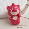 Accesorios de Resina para Manualidades de Dibujos Animados Joyería Oso Feliz Estéreo Pegamento de Crema Pasador Funda de Teléfono Móvil Hebilla de Zapato Llavero Colgante