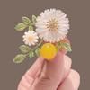 Broche de margaritas antiguo para cheongsam, de alta gama, para mujer, con alfileres de alta gama, accesorios para ramilletes de trajes.