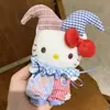 Super Lindo Colgante de Peluche Genuino de Kt Cat Llavero de Muñeca Hello Kitty Colgante para Delantal DIY