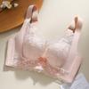 Lencería Sexy de Lujo Ajustable para Mujer, Sujetador Inalámbrico con Forma de Media Luna Levanta Busto, Anti-Caída, Recoge Senos Laterales, Sujetador de Gama Alta