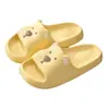 Sandálias Infantis Fofas de Urso para Meninas Verão Interior Casa Antiderrapante Banheiro Banho Novas Sandálias Pai-Filho para Mulheres