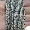 Cuentas de tubo de 4*2 mm, cuentas cilíndricas largas, accesorios para joyería, pulsera DIY, cuentas espaciadoras de tubo recto, productos semiacabados