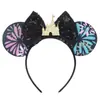 Novos acessórios de cabelo da Amazon Faixa de cabelo do Mickey Faixa de cabelo com show de fogos de artifício do Castelo Acessórios de cabelo para parque de diversões infantil Venda quente transfronteiriça