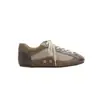 Zapatillas deportivas casuales de entrenamiento alemanas para mujer, de color block retro americano de nicho, en stock, versátiles, con cordones y aumento interno de altura