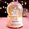 Princesa de Ensueño Kuku Mi Bola de Cristal Caja de Música Giratoria Caja de Música Regalo de Cumpleaños para Niños Niñas Niña Pequeña