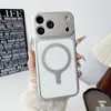 Adecuado para iPhone 18 Pro Max, funda de teléfono magnética estilo raqueta mate, funda protectora acrílica de cobertura total Apple 17