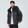 Inverno Novo Jaqueta de Penas Grossa Quente Masculina Casal Curta com Capuz Tendência Marca Juventude Resistente ao Frio Penas Top