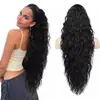 Coleta de Peluca Transfronteriza para Mujer Peinado de Maíz Europeo y Americano Coleta Voluminosa Grande con Pinza Peluca de Coleta Extensión de Cabello Coleta