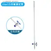 Tubo de Titulación de Vidrio, Blanco Transparente, Marrón con Línea Azul, Universal Ácido-Álcali/Ptfe Tubo de Titulación de Doble Propósito Ácido-Álcali