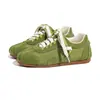 El bestseller de moda este año en estilo old money de Shougu: Zapatillas de entrenamiento alemanas súper calientes para mujer, principios de otoño de 2026, zapatillas casuales versátiles de cuero genuino