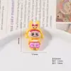 Labubu Desenho Animado DIY Acessórios de Resina Grampo de Cabelo de Creme Capa de Celular Chaveiro Furo Decorativo Fivela de Sapato Pacote de Material