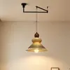 Lustre de restaurante estilo medieval, estilo wabi-sabi vintage, adequado para hotéis, pousadas, cabeceira de quarto, corredor, entrada e mesa de jantar