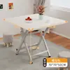 Mesa plegable, mesa de comedor cuadrada, mesa pequeña para uso doméstico, alquiler de apartamentos pequeños, mesa de comedor sencilla, mesa cuadrada