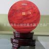 Enfeites de Bola de Cristal Vermelha Bola de Cristal Vermelha Derretendo Cabeça Translúcida Presentes para Casa e Escritório Decoração Atacado