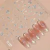 Redanco5D En relieve Popular Pegatinas para Uñas Christmas Láser Oro y Plata Cristal de Hielo Copo de Nieve Pegatinas para Uñas Dr1326