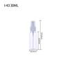 Frascos de Viagem Ombro Arredondado Transparente Cosmético Perfume Álcool Portátil Plástico Pressão Pequeno Frasco Spray Frasco Spray Desinfetante