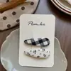 Nuevo Pasador de Pelo Simple Retro de Estilo Coreano con Puntos, Moño Lateral de Tela Hecho a Mano, Pinza para Flequillo Infantil para Niñas