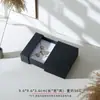 Caja de Aretes y Collares de Gama Alta, Caja de Cartón con Cajón Retro, Caja para Anillos, Colgantes y Pulseras, Caja de Empaque para Joyería
