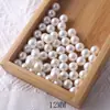 Perlas de imitación no porosas de 3-20 mm, color blanquecino, ABS, accesorios decorativos para ropa, cuentas sueltas redondas para joyería hecha a mano DIY.