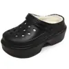 Pantuflas Personalizadas de Invierno Nuevas para Mujer Zapatos de Algodón Forrados de Felpa para Mantener Caliente para Uso en Casa Pantuflas de Algodón de Suela Gruesa Que Se Sienten Como Caminar Sobre Mierda