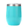 Amazon Transfronterizo 12ozU Taza de Huevo 304 Doble Capa Acero Inoxidable Comercio Exterior Barriga Fría Copa de Cáscara de Huevo para Vino Tinto
