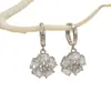 Aretes de Copo de Nieve, Aretes para Mujer, Ropa de Trabajo a la Moda, Aretes de Diamante Gota de Agua, Elegantes, Aretes de Gama Alta de Nicho, Sencillos Elegantes