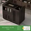 Mesa de té móvil, mesa de té pequeña, gabinete de té para el hogar con ruedas, carrito de té, mesa de té Kung Fu, tetera, juego de bandeja para juego de té integrado